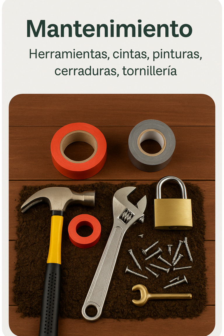 Herramientas básicas para mantenimiento urbano en ayuntamientos