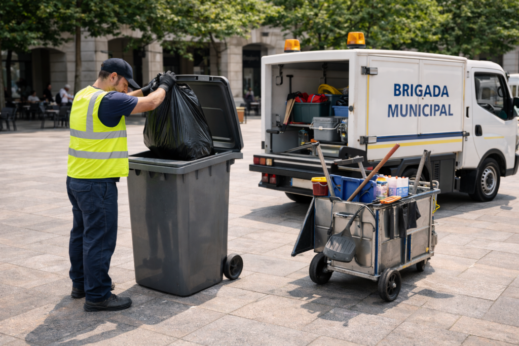 Carros de transporte y almacenamiento de mobiliario para eventos municipales